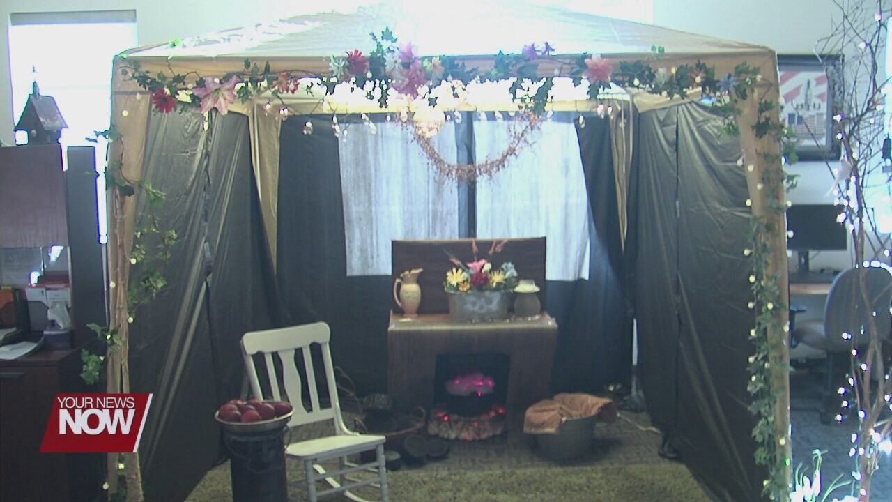 Allen County Auto Title Department decorates offices to keep Halloween tradition alive